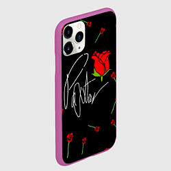Чехол iPhone 11 Pro матовый PAYTON MOORMEIER - ТИКТОК, цвет: 3D-фиолетовый — фото 2