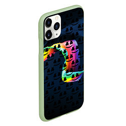 Чехол iPhone 11 Pro матовый MARSMELLO, цвет: 3D-салатовый — фото 2