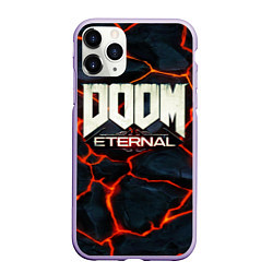 Чехол iPhone 11 Pro матовый DOOM: ETERNAL, цвет: 3D-светло-сиреневый