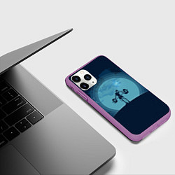 Чехол iPhone 11 Pro матовый Тяжёлая атлетика, цвет: 3D-фиолетовый — фото 2