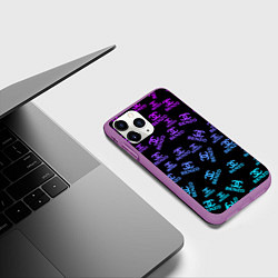 Чехол iPhone 11 Pro матовый Benzo Gang - Big Baby Tape, цвет: 3D-фиолетовый — фото 2
