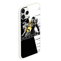 Чехол iPhone 11 Pro матовый Fortnite, цвет: 3D-белый — фото 2