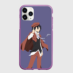 Чехол iPhone 11 Pro матовый Ranpo Edogawa, цвет: 3D-фиолетовый