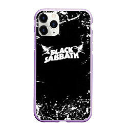 Чехол iPhone 11 Pro матовый Black Sabbath, цвет: 3D-сиреневый