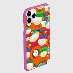 Чехол iPhone 11 Pro матовый ЮЖНЫЙ ПАРК, цвет: 3D-фиолетовый — фото 2