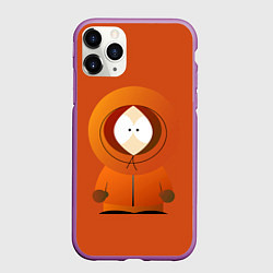 Чехол iPhone 11 Pro матовый ЮЖНЫЙ ПАРК, цвет: 3D-фиолетовый