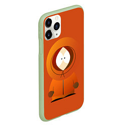 Чехол iPhone 11 Pro матовый ЮЖНЫЙ ПАРК, цвет: 3D-салатовый — фото 2