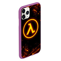 Чехол iPhone 11 Pro матовый HALF-LIFE 3, цвет: 3D-фиолетовый — фото 2