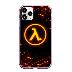 Чехол iPhone 11 Pro матовый HALF-LIFE 3, цвет: 3D-светло-сиреневый