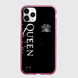 Чехол iPhone 11 Pro матовый QUEEN, цвет: 3D-малиновый