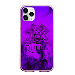 Чехол iPhone 11 Pro матовый QUEEN, цвет: 3D-розовый