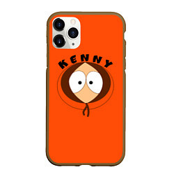 Чехол iPhone 11 Pro матовый KENNY, цвет: 3D-коричневый