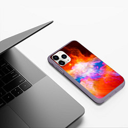 Чехол iPhone 11 Pro матовый Space, цвет: 3D-серый — фото 2