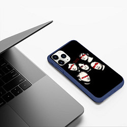 Чехол iPhone 11 Pro матовый My Chemical Romance, цвет: 3D-тёмно-синий — фото 2