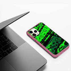 Чехол iPhone 11 Pro матовый Roblox, цвет: 3D-малиновый — фото 2