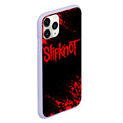 Чехол iPhone 11 Pro матовый SLIPKNOT, цвет: 3D-светло-сиреневый — фото 2