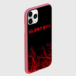 Чехол iPhone 11 Pro матовый SILENT HILL, цвет: 3D-малиновый — фото 2