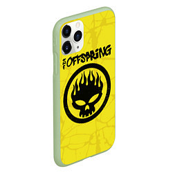 Чехол iPhone 11 Pro матовый The Offspring, цвет: 3D-салатовый — фото 2