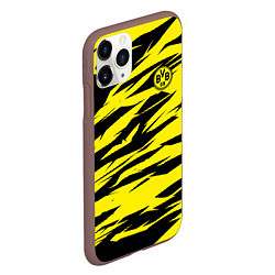 Чехол iPhone 11 Pro матовый FC Borussia, цвет: 3D-коричневый — фото 2