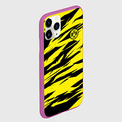 Чехол iPhone 11 Pro матовый FC Borussia, цвет: 3D-фиолетовый — фото 2