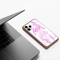 Чехол iPhone 11 Pro матовый ПОШЛАЯ МОЛЛИ, цвет: 3D-коричневый — фото 2