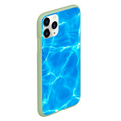 Чехол iPhone 11 Pro матовый Вода, цвет: 3D-салатовый — фото 2
