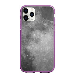 Чехол iPhone 11 Pro матовый ЛУНА, цвет: 3D-фиолетовый