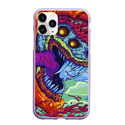 Чехол iPhone 11 Pro матовый HYPERBEAST, цвет: 3D-светло-сиреневый