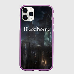 Чехол iPhone 11 Pro матовый Bloodborne, цвет: 3D-фиолетовый