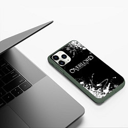 Чехол iPhone 11 Pro матовый Overlord, цвет: 3D-темно-зеленый — фото 2