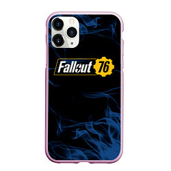 Чехол iPhone 11 Pro матовый FALLOUT76, цвет: 3D-розовый