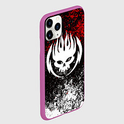 Чехол iPhone 11 Pro матовый THE OFFSPRING, цвет: 3D-фиолетовый — фото 2