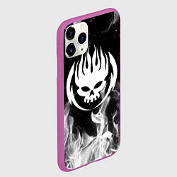 Чехол iPhone 11 Pro матовый THE OFFSPRING, цвет: 3D-фиолетовый — фото 2