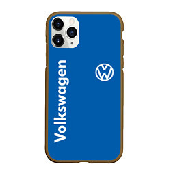 Чехол iPhone 11 Pro матовый Volkswagen, цвет: 3D-коричневый