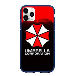 Чехол iPhone 11 Pro матовый UMBRELLA CORP, цвет: 3D-тёмно-синий