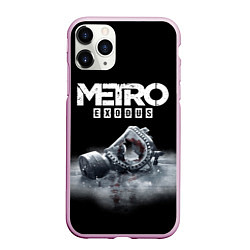 Чехол iPhone 11 Pro матовый METRO EXODUS, цвет: 3D-розовый