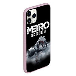 Чехол iPhone 11 Pro матовый METRO EXODUS, цвет: 3D-розовый — фото 2