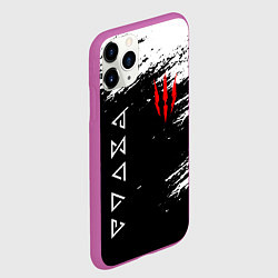 Чехол iPhone 11 Pro матовый ВЕДЬМАК, цвет: 3D-фиолетовый — фото 2