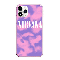 Чехол iPhone 11 Pro матовый NIRVANA, цвет: 3D-розовый