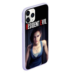 Чехол iPhone 11 Pro матовый Jill Valentine, цвет: 3D-светло-сиреневый — фото 2