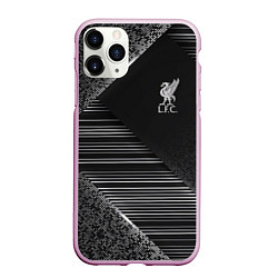 Чехол iPhone 11 Pro матовый Liverpool F C, цвет: 3D-розовый