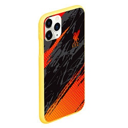 Чехол iPhone 11 Pro матовый Liverpool F C, цвет: 3D-желтый — фото 2