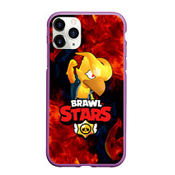 Чехол iPhone 11 Pro матовый BRAWL STARS CROW PHOENIX