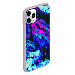 Чехол iPhone 11 Pro матовый DIGITAL ABSTRACT, цвет: 3D-розовый — фото 2