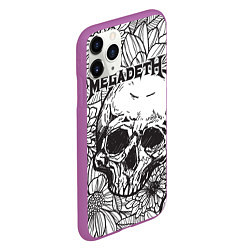 Чехол iPhone 11 Pro матовый Megadeth, цвет: 3D-фиолетовый — фото 2