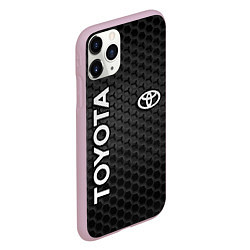 Чехол iPhone 11 Pro матовый TOYOTA, цвет: 3D-розовый — фото 2