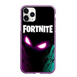 Чехол iPhone 11 Pro матовый FORTNITE, цвет: 3D-фиолетовый