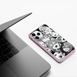 Чехол iPhone 11 Pro матовый АХЕГАО, цвет: 3D-розовый — фото 2