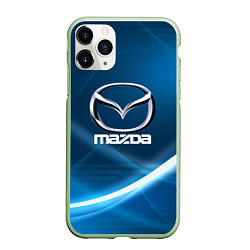 Чехол iPhone 11 Pro матовый MAZDA, цвет: 3D-салатовый