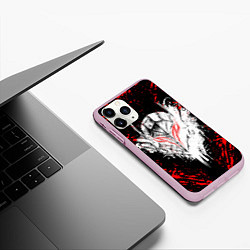 Чехол iPhone 11 Pro матовый BERSERK, цвет: 3D-розовый — фото 2